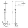 Душевая система Boheme Stick 128-WCR.2