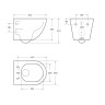 Унитаз BelBagno Senso-R BB046CH-TOR/SC подвесной