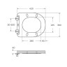 Унитаз BelBagno Senso-R BB046CH-TOR/SC подвесной