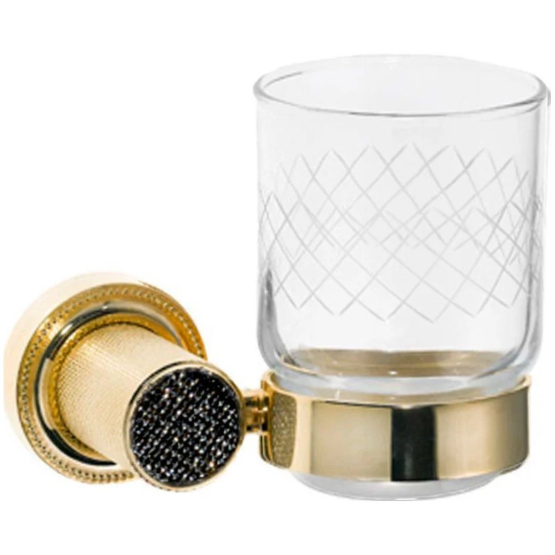 Стакан для зубных щеток Boheme Royal Cristal 10924-G-B