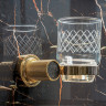 Стакан для зубных щеток Boheme Royal Cristal 10924-G-B