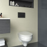 Комплект унитаза Ceramicanova Uno Rimless CN11001 с инсталляцией Berges Atom 410 040340 с сиденьем Микролифт и Черной матовой клавишей смыва