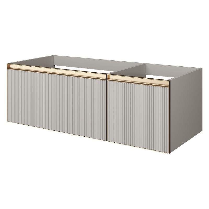 Тумба под раковину Boheme Armadi Art Quatro 2 120 790-M2-120-CM-RIB-MG подвесная