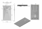 Душевой поддон из искусственного камня Vincea 170x90 VST-4SR9017W