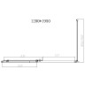 Душевой уголок Vincea Slim-N 120x80 VSR-4SN8012CGB