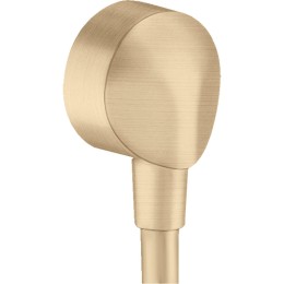 Шланговое подключение Hansgrohe Fixfit 27454140 Шлифованная бронза