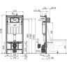 Комплект унитаза BelBagno Uno-Tor BB5177CH-TOR/SC с инсталляцией Alcaplast Sadromodul AM101/1120-3:1 RU M71-0001