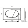 Комплект унитаза BelBagno Uno-Tor BB5177CH-TOR/SC с инсталляцией Alcaplast Sadromodul AM101/1120-3:1 RU M71-0001