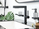 Стакан для зубных щеток Hansgrohe AddStoris 41749670 черный матовый