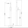 Смеситель для раковины Abber Wasserfall AF8640 Хром