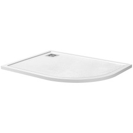 Душевой поддон из искусственного камня BelBagno Uno 120x80 L TRAY-MR-UNO-RH-120/80-550-35-W-L