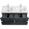 Тумба под раковину Cezares Duet-N 120 DUET-N-1200-4C-SO-2-GR-P подвесная