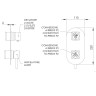 Смеситель для душа Remer X-Style X92KB