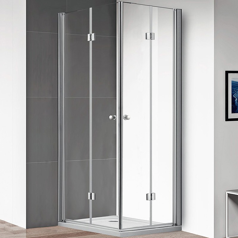 Душевой уголок Cezares Eco 80x100 ECO-O-ASH-2-80/100-C-Cr