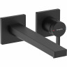 Смеситель для раковины Hansgrohe Tecturis E 73051670 черный матовый