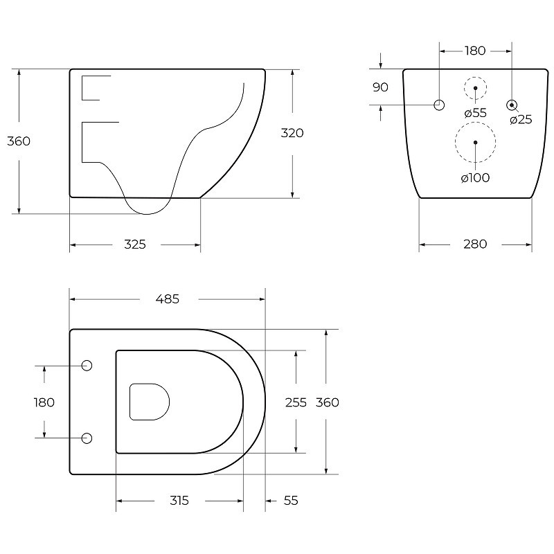 Комплект унитаза BelBagno Uno-Tor BB5177CH-TOR/SC с инсталляцией WellWant Standart 50 WWISI1110B
