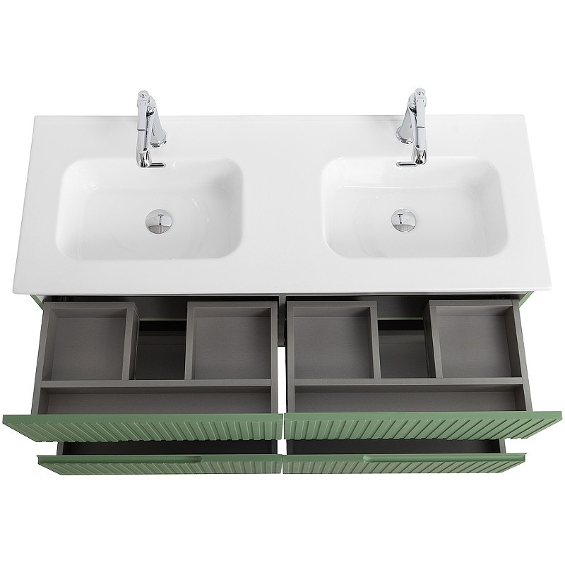 Тумба под раковину Cezares Duet-N 120 DUET-N-1200-4C-SO-2-PS-P подвесная
