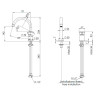 Смеситель для раковины Remer Element ET57