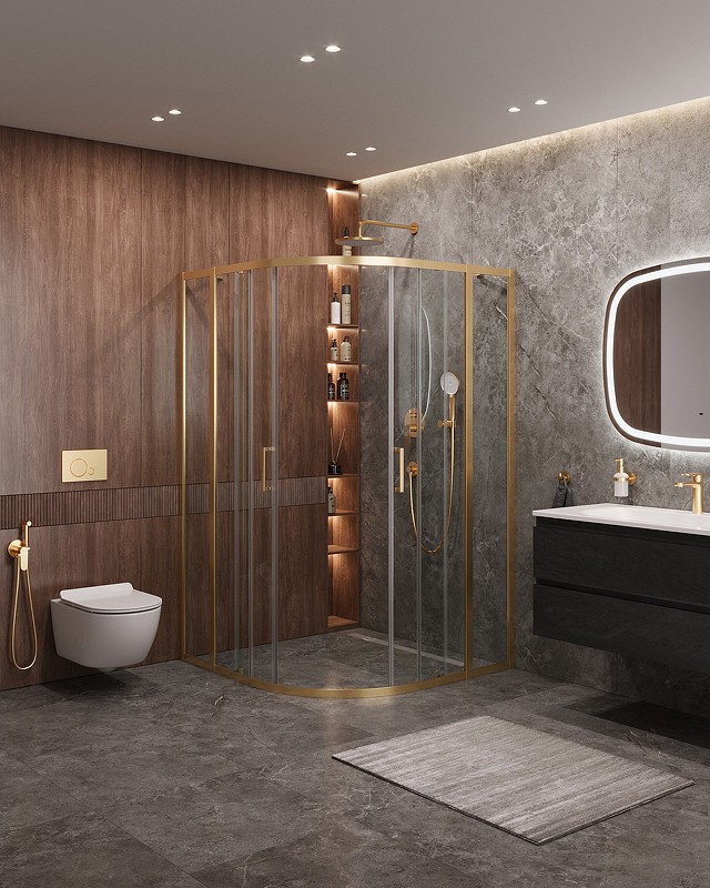 Душевой уголок Cezares Molveno 120x120 MOLVENO-R-22-100+20-C-BORO-IV