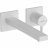Смеситель для раковины Hansgrohe Tecturis E 73051700 белый матовый