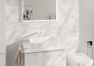 Смеситель для раковины Hansgrohe Tecturis E 73051700 белый матовый
