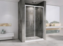 Душевая дверь Abber Sonnenstrand 120 AG07120 профиль Хром стекло прозрачное