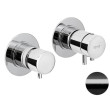 Смеситель для душа Remer X Style XT96D3CFP с термостатом цвет Черный брашированный хром
