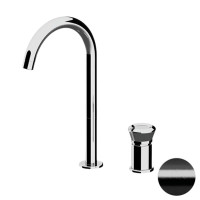 Смеситель для раковины Remer Element ET57LCFP цвет Черный брашированный хром