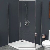 Душевой уголок BelBagno Uno 100х80 UNO-195-PH-1-100/80-C-Cr