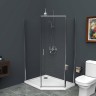 Душевой уголок BelBagno Uno 100х80 UNO-195-PH-1-100/80-C-Cr