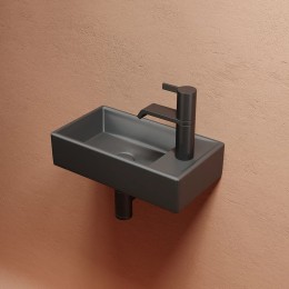 Раковина Ceramicanova Element 41 L CN6051LMDH Темный антрацит матовый