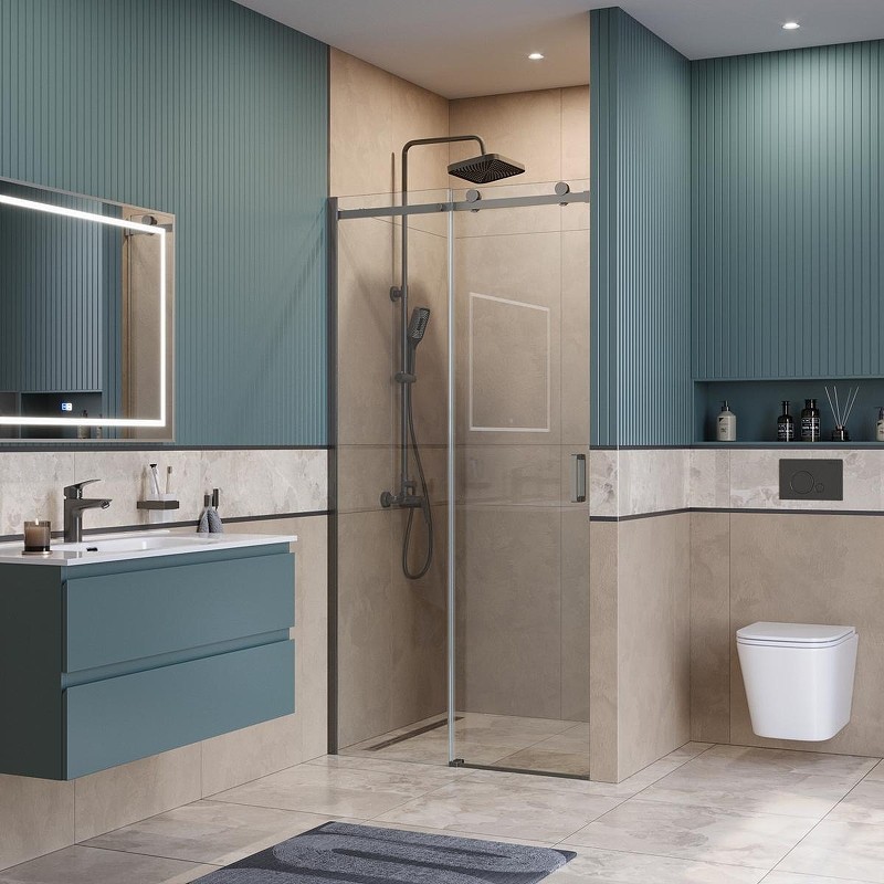Душевая дверь BelBagno Soft Close-2 130 SOFT_CLOSE-2-BF-1-130-C-GM