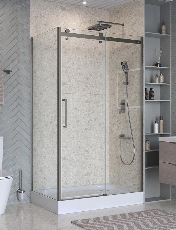 Душевой уголок BelBagno Marino 2 110x80 MARINO-2-AH-1-110/80-C-GM