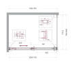 Душевой уголок BelBagno Soft Close-1 110x80 SOFT_CLOSE-1-AH-1-110/80-C-Cr