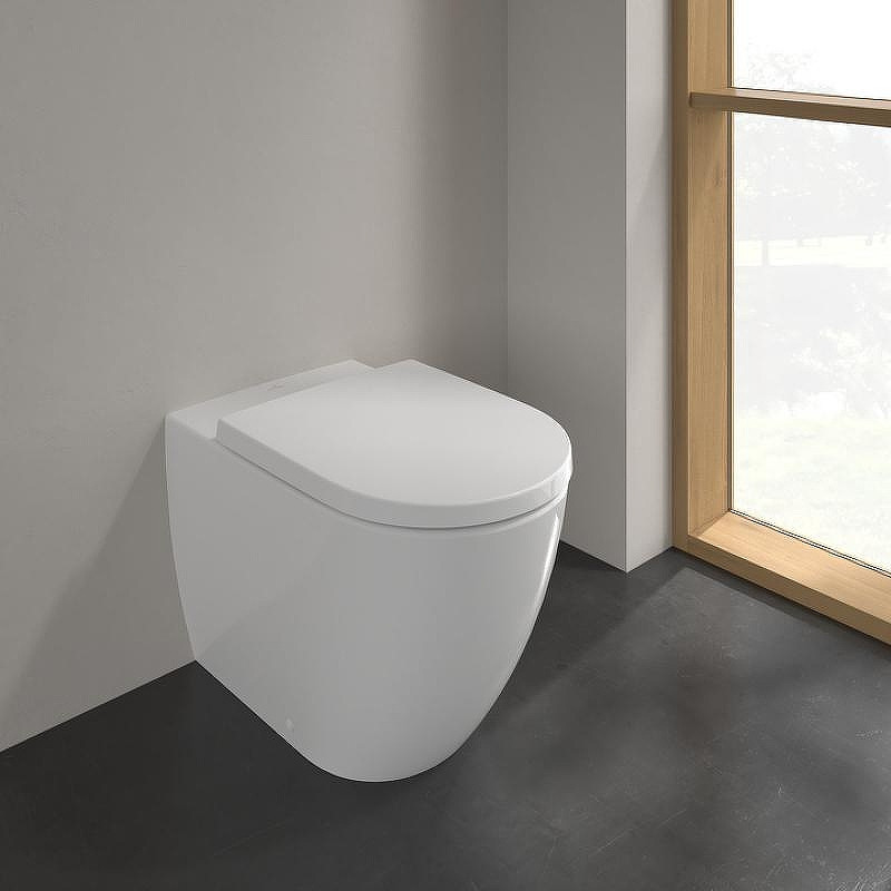 Унитаз приставной Villeroy&Boch Subway 3.0 4671T0R1 без сиденья