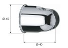 Держатель ручного душа Remer 339SOXV цвет Сталь
