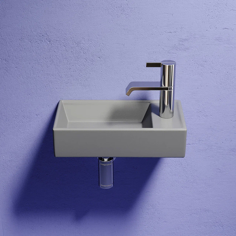 Раковина Ceramicanova Element 41 L CN6051LMH антрацит матовый