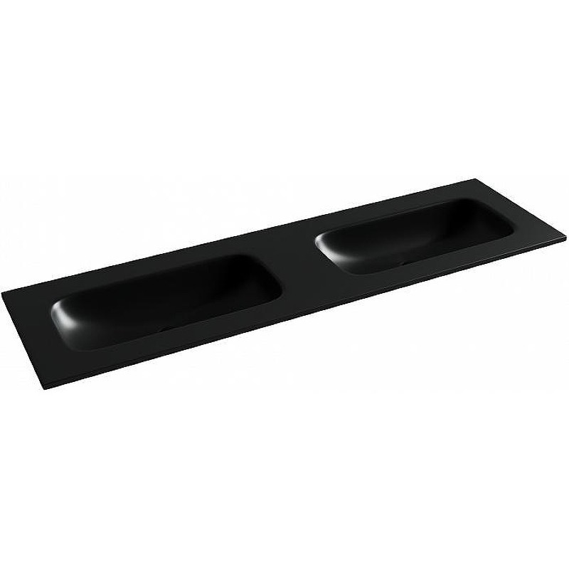 Раковина Ceramicanova Grace 160 CN7023MBwx двойная Черная матовая