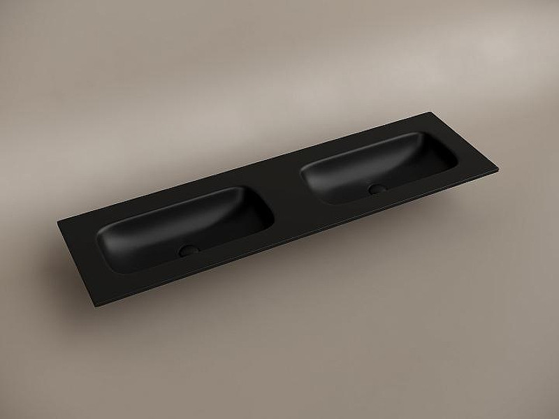 Раковина Ceramicanova Grace 160 CN7023MBwx двойная Черная матовая