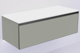 Тумба под раковину Boheme Armadi Art Quatro 1 120 790-M1-120-L-A-LED подвесная