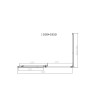 Душевой уголок Vincea Slim-N 110x80 VSR-4SN8011CL