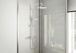 Душевая система Hansgrohe Vernis Blend Showerpipe 26276000 с термостатом