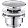 донный клапан Abber AF0011 click-clack Хром
