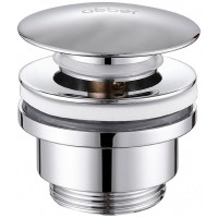 донный клапан Abber AF0011 click-clack Хром