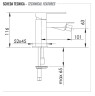 Смеситель для биде Remer Q-Design QD21 цвет Хром