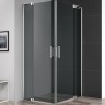 Душевой уголок Cezares Slider 90x80 SLIDER-AH-2-70/80-80/90-GRIGIO-Cr