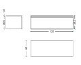 Тумба Boheme Armadi Art Flat Vallessi Uno-S 120 897-120-L подвесная