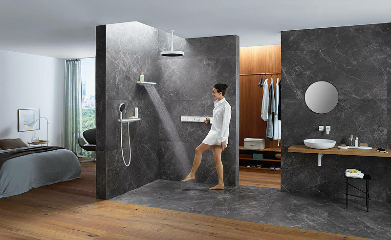 Смеситель для душа Hansgrohe RainSelect 15381700 с термостатом