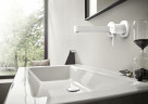 Смеситель для раковины Hansgrohe Finoris 76051700 белый матовый