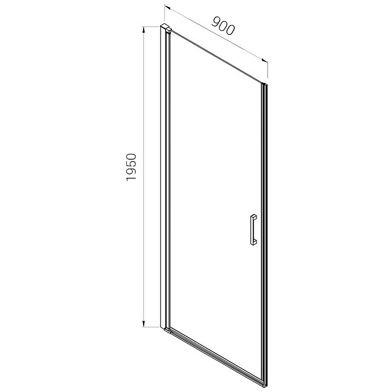 Душевой уголок Vincea Alpha 90x90 VSR-3ALP9090MT
